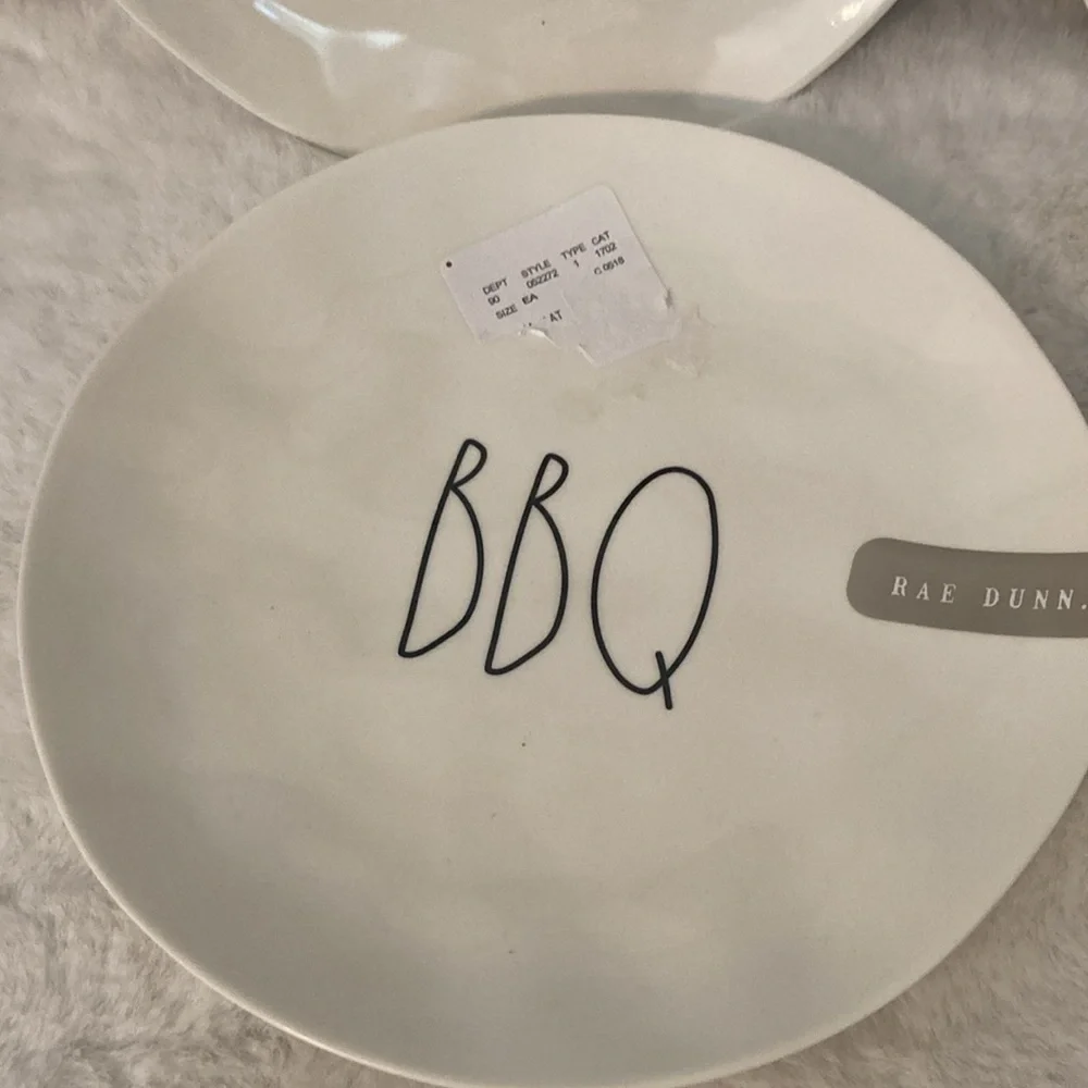 Rae Dunn Delish/BBQ Melamine Salad Plates